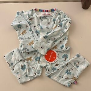 Magnetic Me Baby Central Bark Footless PJ